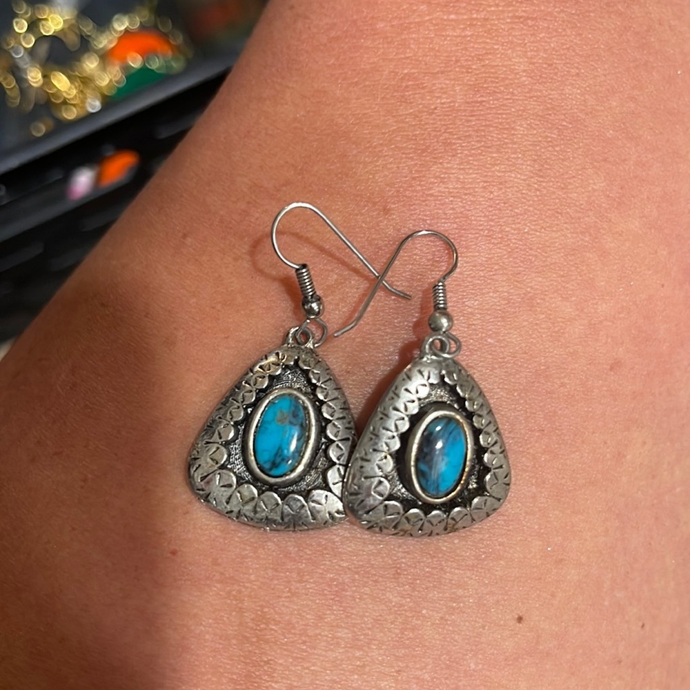 Turquoise Dangle Earrings